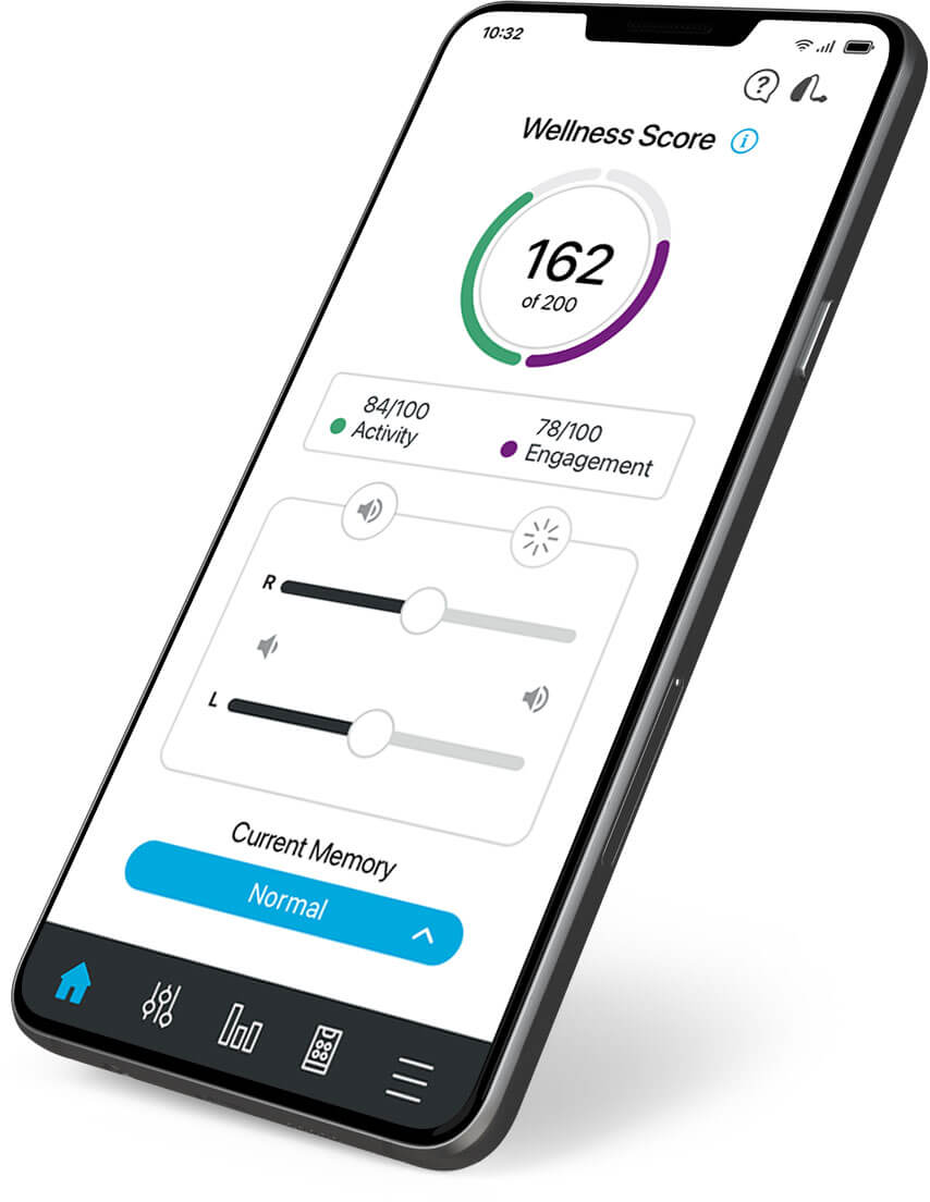 تطبيق Thrive للهاتف الذكي للتحكم في السماعات الطبية